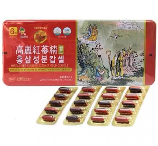 Viên Hồng Sâm Nhung Hươu Linh Chi KGS 120 Viên Hàn Quốc Chính Hãng
